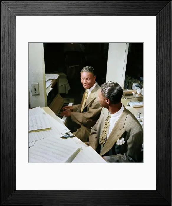 Framed Print : Portrait of Nat King Cole, New York, N.Y. ca. June 1947. Creator: William Paul Gottlieb Framed Print : Portrait of Nat King Cole, New York, N.Y. ca. June 1947. Creator: William Paul Gottlieb
