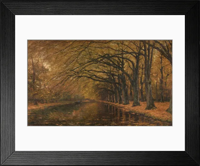 Framed Print : Autumn, c1880-1940. Creator: Franz Courtens Framed Print : Autumn, c1880-1940. Creator: Franz Courtens