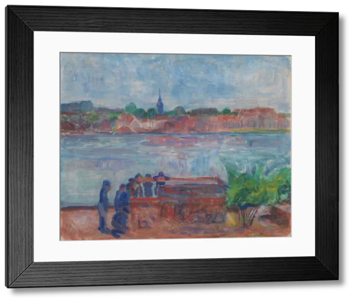Framed Print : From Porsgrunn, 1907. Creator: Thorvald Erichsen Framed Print : From Porsgrunn, 1907. Creator: Thorvald Erichsen