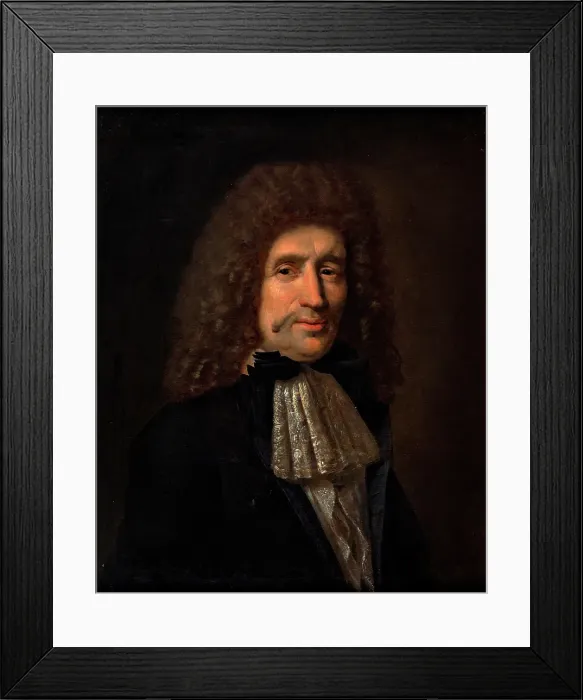 Framed Print : Portrait of a man, 1686-1700. Creator: Unknown Framed Print : Portrait of a man, 1686-1700. Creator: Unknown