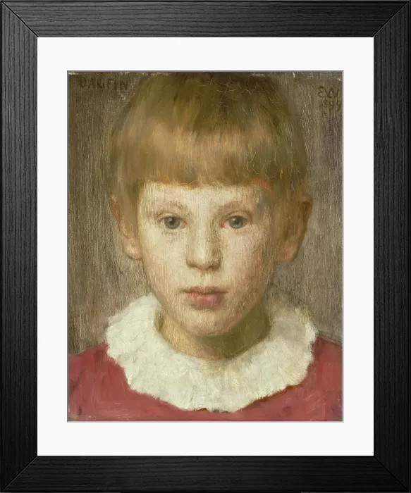 Framed Print : Dagfin, the Artist's Son, 1899. Creator: Erik Werenskiold Framed Print : Dagfin, the Artist's Son, 1899. Creator: Erik Werenskiold