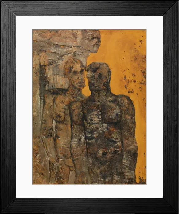 Framed Print : The Stone Age, 1928. Creator: Frits van den Berghe Framed Print : The Stone Age, 1928. Creator: Frits van den Berghe