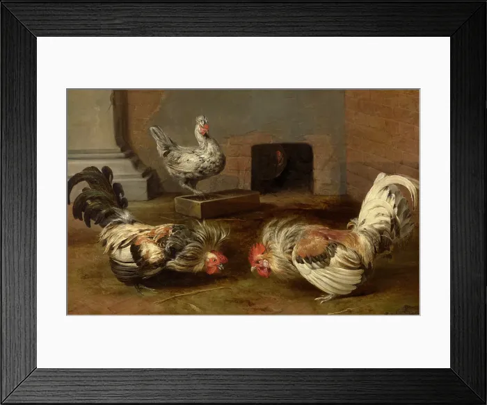 Framed Print : Fighting Cocks, c1600-1650. Creator: Frans Snyders Framed Print : Fighting Cocks, c1600-1650. Creator: Frans Snyders