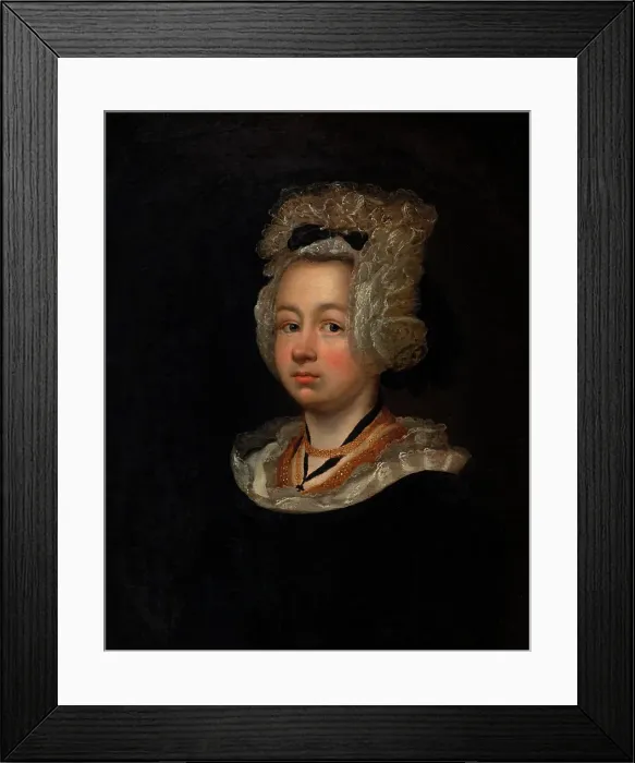Framed Print : Portrait of a woman, 1686-1700. Creator: Unknown Framed Print : Portrait of a woman, 1686-1700. Creator: Unknown