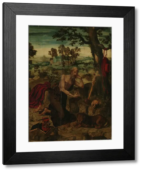 Framed Print : St. Jerome, probably between 1530 and 1550. Creator: Workshop of Pieter Coecke van Aelst Framed Print : St. Jerome, probably between 1530 and 1550. Creator: Workshop of Pieter Coecke van Aelst