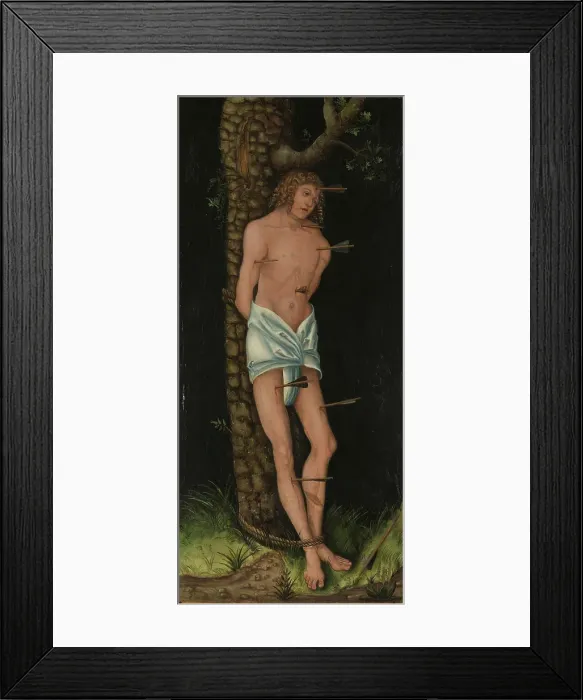 Framed Print : St. Sebastian, 1543. Creator: School of Lucas Cranach the Elder Framed Print : St. Sebastian, 1543. Creator: School of Lucas Cranach the Elder