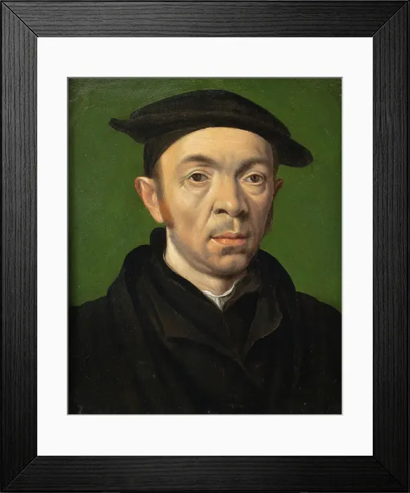 Framed Print : Male Portrait, c1550. Creator: Unknown Framed Print : Male Portrait, c1550. Creator: Unknown