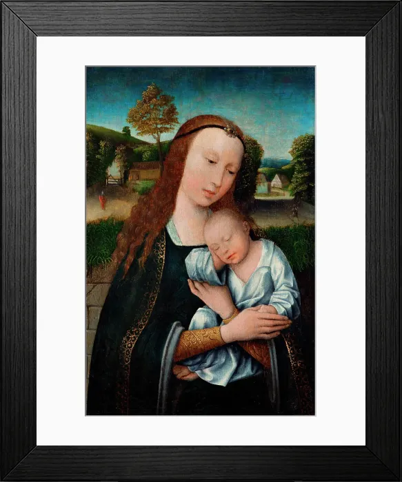 Framed Print : Madonna and Child, c1520. Creator: Unknown Framed Print : Madonna and Child, c1520. Creator: Unknown