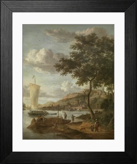 Framed Print : View of the Necker. Creator: Jacobus Storck Framed Print : View of the Necker. Creator: Jacobus Storck