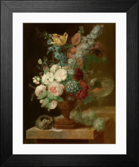 Framed Print : Bouquet of Flowers, c1780-1809. Creator: Georges Frederic Ziesel Framed Print : Bouquet of Flowers, c1780-1809. Creator: Georges Frederic Ziesel