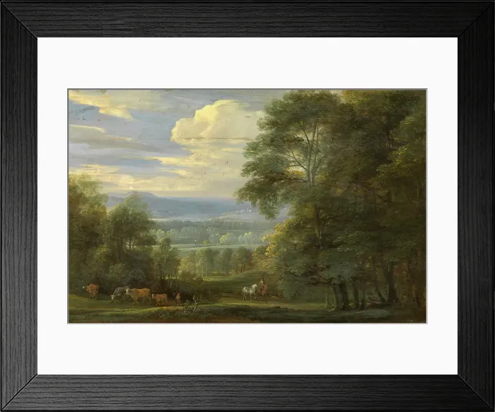 Framed Print : Landscape, c1640-1680. Creator: Jacques d'Arthois Framed Print : Landscape, c1640-1680. Creator: Jacques d'Arthois