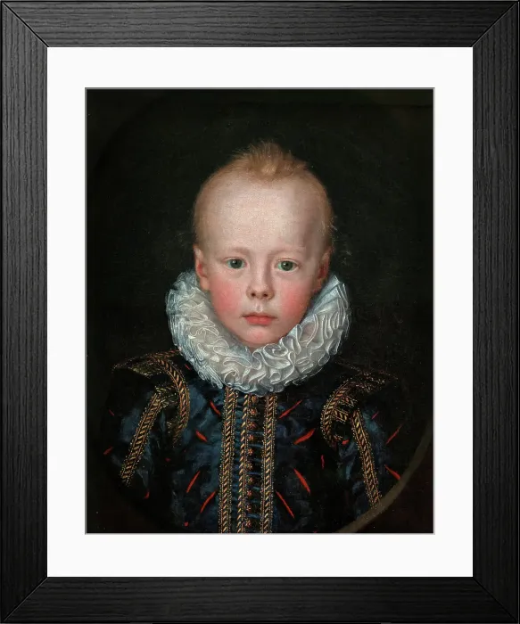 Framed Print : Portrait of a Boy, c1610-1615. Creator: Unknown Framed Print : Portrait of a Boy, c1610-1615. Creator: Unknown
