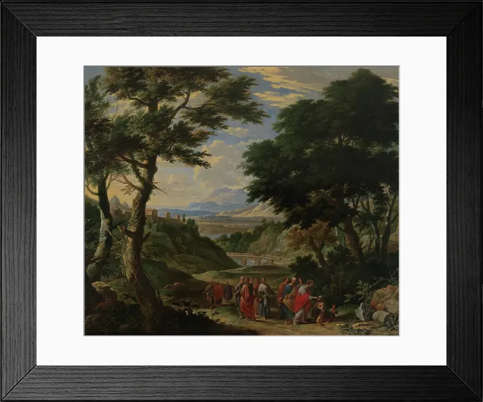 Framed Print : Christ Healing the Blind Man at Jericho, 1671. Creator: Gaspar de Witte Framed Print : Christ Healing the Blind Man at Jericho, 1671. Creator: Gaspar de Witte