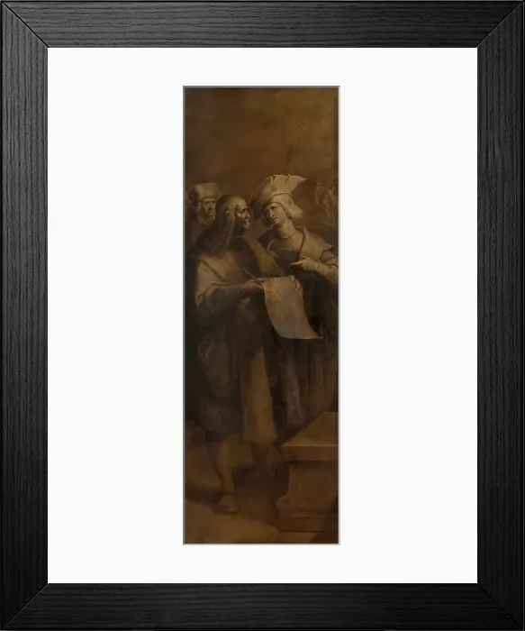 Framed Print : The Four Crowned Martyrs at Work, 1624. Creator: Frans Francken II Framed Print : The Four Crowned Martyrs at Work, 1624. Creator: Frans Francken II