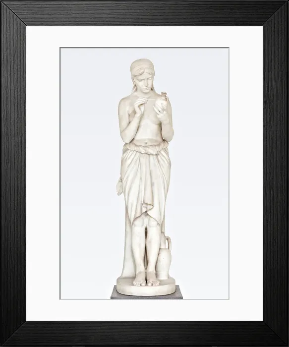 Framed Print : The pottery painter, 1883. Creator: Vilhelm Bissen Framed Print : The pottery painter, 1883. Creator: Vilhelm Bissen