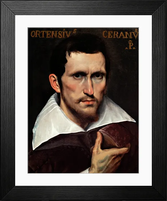 Framed Print : Portrait of a press, 1500s. Creator: Ortensio Crespi Framed Print : Portrait of a press, 1500s. Creator: Ortensio Crespi