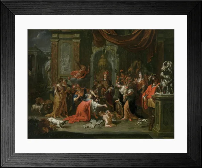 Framed Print : The City of Antwerp Honours the Austrian Dynasty, 1716. Creator: Jacques Ignatius de Roore Framed Print : The City of Antwerp Honours the Austrian Dynasty, 1716. Creator: Jacques Ignatius de Roore
