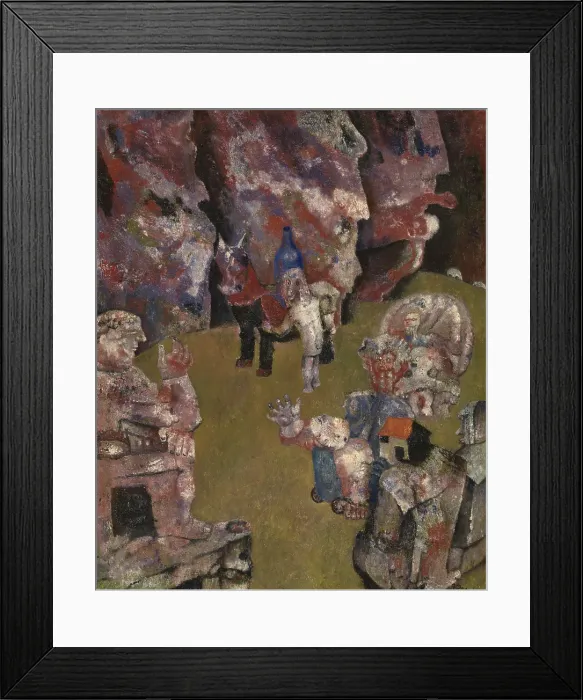 Framed Print : The Unknown Temple, 1929. Creator: Frits van den Berghe Framed Print : The Unknown Temple, 1929. Creator: Frits van den Berghe