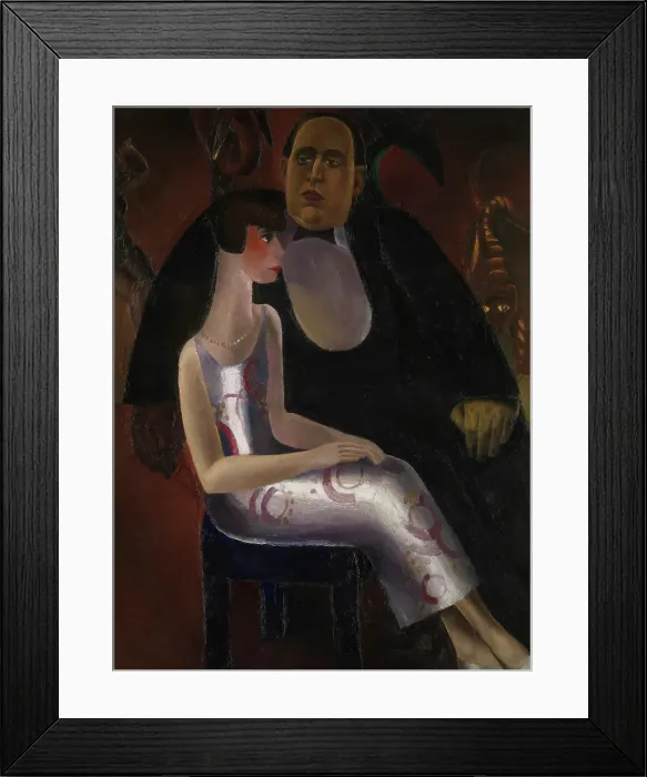 Framed Print : Paul-Gustave van Hecke and His Wife Norine De Schrijver, 1923. Creator: Frits van den Berghe Framed Print : Paul-Gustave van Hecke and His Wife Norine De Schrijver, 1923. Creator: Frits van den Berghe