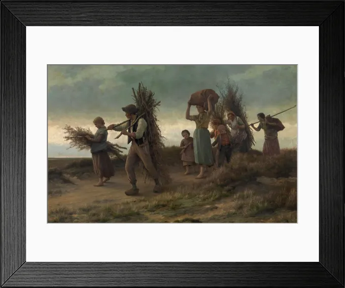 Framed Print : A Kempen Lumberjacks Family, 1888. Creator: Frans Van Kuyck Framed Print : A Kempen Lumberjacks Family, 1888. Creator: Frans Van Kuyck