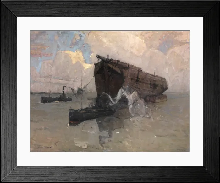 Framed Print : The Last Journey, c1880-1920. Creator: Frans Hens Framed Print : The Last Journey, c1880-1920. Creator: Frans Hens