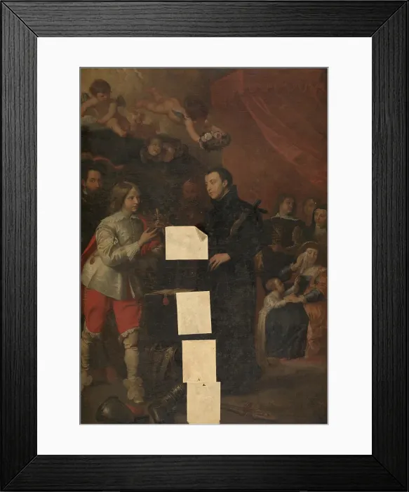 Framed Print : Saint Louis of Gonzaga. Creator: Gerard Seghers Framed Print : Saint Louis of Gonzaga. Creator: Gerard Seghers