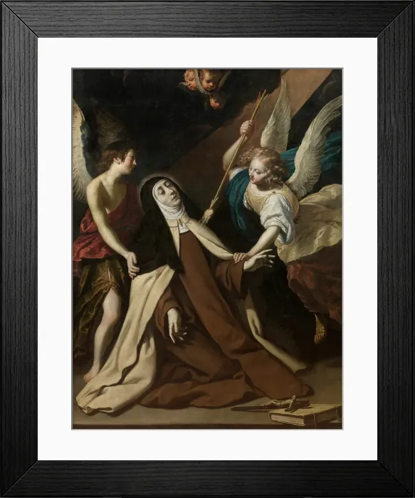Framed Print : Saint Theresa of Avila in Ecstasy. Creator: Gerard Seghers Framed Print : Saint Theresa of Avila in Ecstasy. Creator: Gerard Seghers