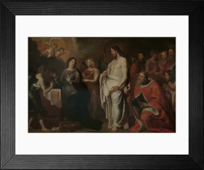 Framed Print : Christ Returning from Purgatory. Creator: Gerard Seghers Framed Print : Christ Returning from Purgatory. Creator: Gerard Seghers