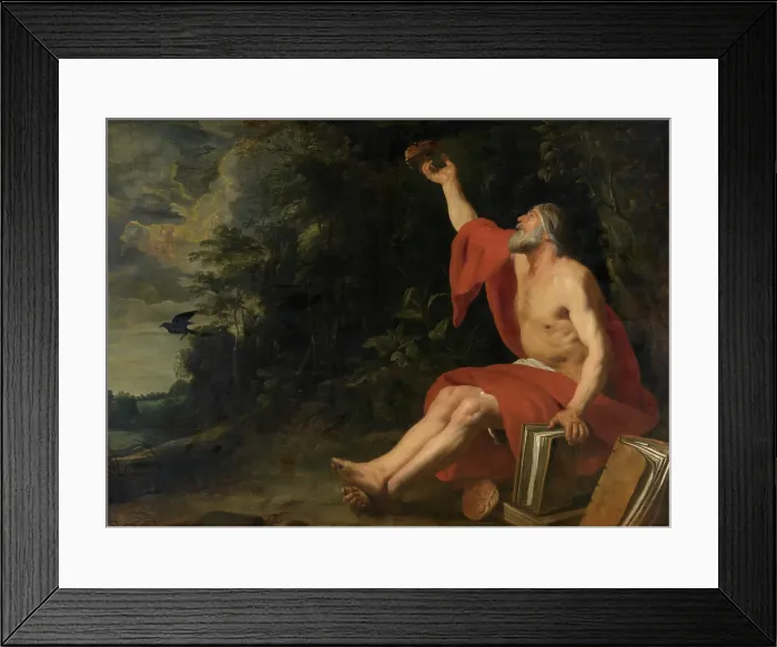 Framed Print : Elijah Fed by the Raven, 1619-1630. Creator: Gaspar de Crayer Framed Print : Elijah Fed by the Raven, 1619-1630. Creator: Gaspar de Crayer