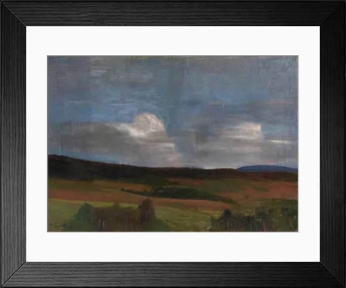 Framed Print : Thunder Clouds, 1896. Creator: Halfdan Egedius Framed Print : Thunder Clouds, 1896. Creator: Halfdan Egedius