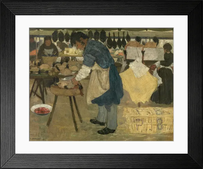 Framed Print : The Poulterer, 1897. Creator: Henri Evenepoel