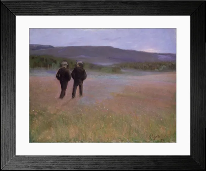Framed Print : Saturday Evening, 1893. Creator: Halfdan Egedius Framed Print : Saturday Evening, 1893. Creator: Halfdan Egedius