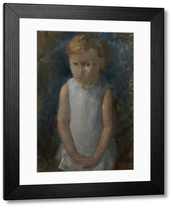 Framed Print : Girl, 1933. Creator: Hippolyte Daeye Framed Print : Girl, 1933. Creator: Hippolyte Daeye