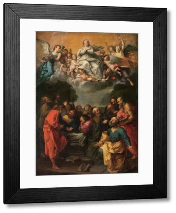 Framed Print : The Assumption of Mary. Creator: Guido Reni Framed Print : The Assumption of Mary. Creator: Guido Reni