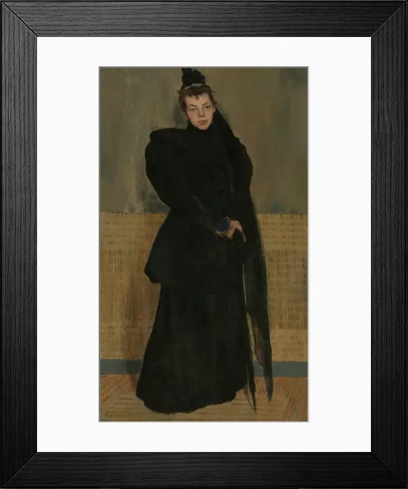 Framed Print : Louise in Mourning, 1894. Creator: Henri Evenepoel Framed Print : Louise in Mourning, 1894. Creator: Henri Evenepoel