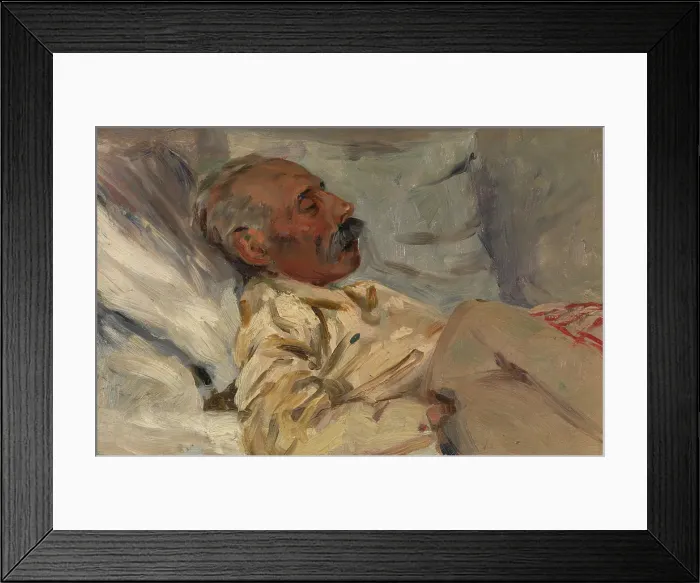 Framed Print : My Ill Grandfather, 1892. Creator: Henri Evenepoel Framed Print : My Ill Grandfather, 1892. Creator: Henri Evenepoel