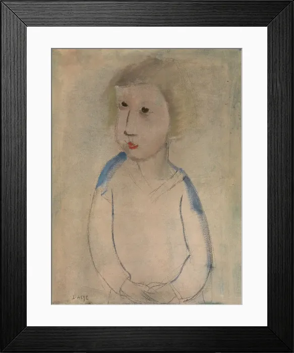Framed Print : The Finch, 1930. Creator: Hippolyte Daeye Framed Print : The Finch, 1930. Creator: Hippolyte Daeye