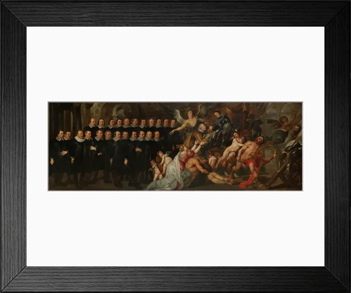 Framed Print : The city of Antwerp begs Emperor Ferdinand to open the Scheldt again, c1650s. Creator: Huybrecht Sporckmans Framed Print : The city of Antwerp begs Emperor Ferdinand to open the Scheldt again, c1650s. Creator: Huybrecht Sporckmans