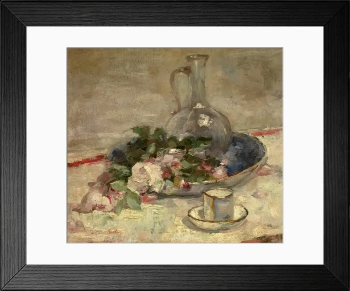 Framed Print : Still Life with Flowers, c1870-1890s. Creator: Guillaume Vogels Framed Print : Still Life with Flowers, c1870-1890s. Creator: Guillaume Vogels