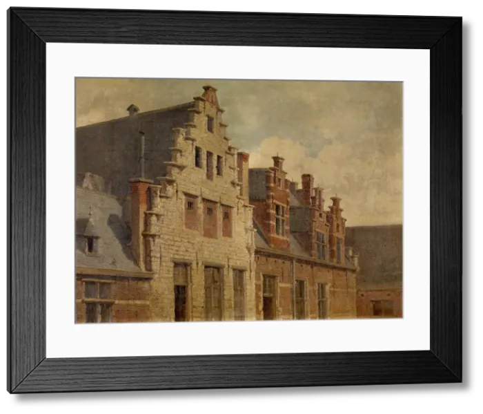 Framed Print : Hof van Liere, c1870s. Creator: Hendrik Frans Schaefels Framed Print : Hof van Liere, c1870s. Creator: Hendrik Frans Schaefels