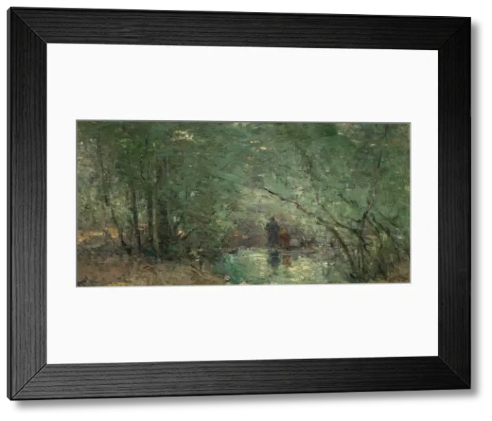 Framed Print : Marsh in the Sunlight, c1860-1890s. Creator: Guillaume Vogels Framed Print : Marsh in the Sunlight, c1860-1890s. Creator: Guillaume Vogels