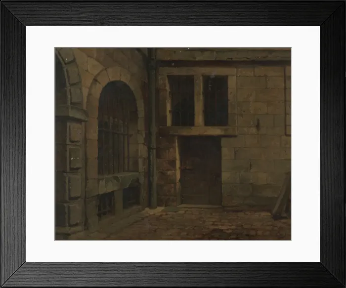 Framed Print : Old Courtyrad of Antwerp Town Hall, 1870. Creator: Hendrik Frans Schaefels Framed Print : Old Courtyrad of Antwerp Town Hall, 1870. Creator: Hendrik Frans Schaefels