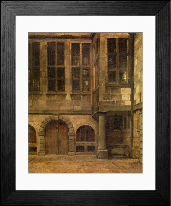 Framed Print : Old Courtyard of Antwerp Town Hall, 1873. Creator: Hendrik Frans Schaefels Framed Print : Old Courtyard of Antwerp Town Hall, 1873. Creator: Hendrik Frans Schaefels