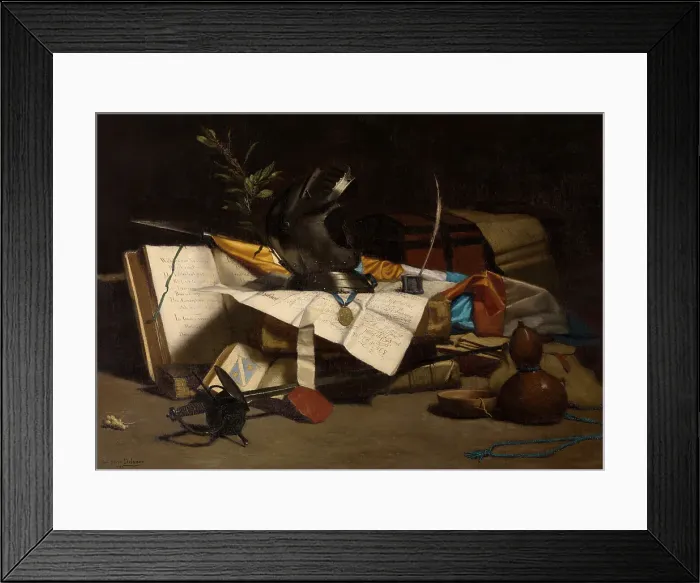 Framed Print : In Memory of Philips of Marnix, Lord of Sint-Aldegonde, 1885. Creator: Hippolyte-Pierre Delanoy Framed Print : In Memory of Philips of Marnix, Lord of Sint-Aldegonde, 1885. Creator: Hippolyte-Pierre Delanoy
