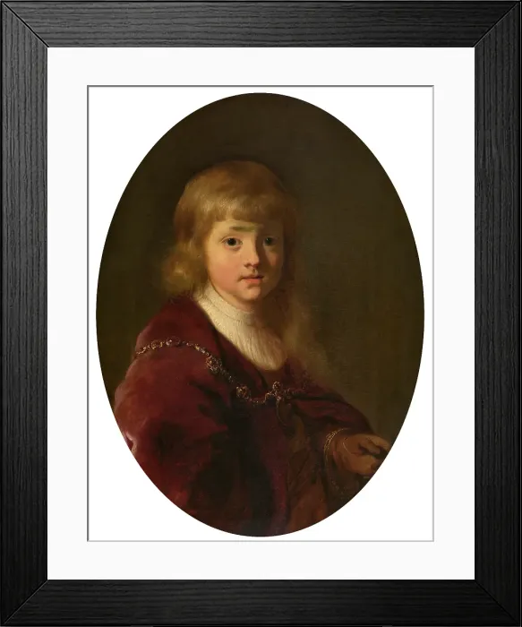 Framed Print : Portrait of a Boy, 1637-1638. Creator: Jacob Adriaensz. Backer Framed Print : Portrait of a Boy, 1637-1638. Creator: Jacob Adriaensz. Backer