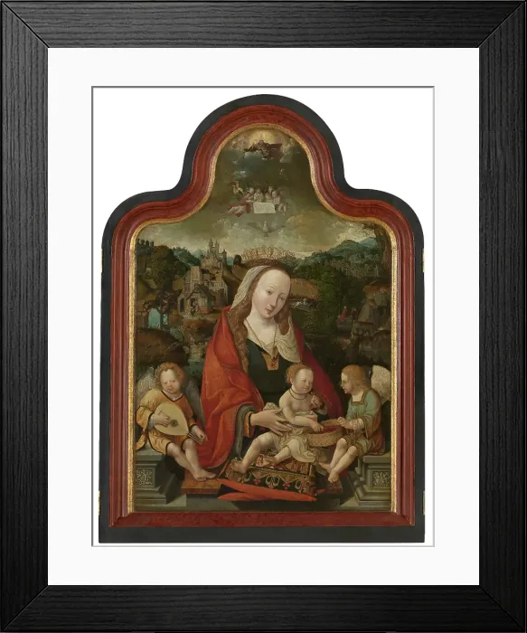 Framed Print : Madonna, 1515. Creator: Jacob Cornelisz Framed Print : Madonna, 1515. Creator: Jacob Cornelisz