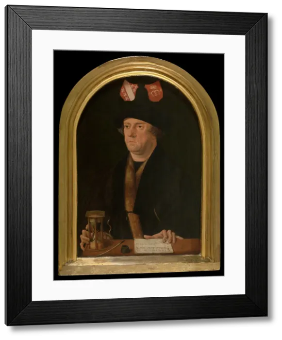 Framed Print : Portrait of a Man, c1510s. Creator: Jacob Cornelisz. van Oostsanen Framed Print : Portrait of a Man, c1510s. Creator: Jacob Cornelisz. van Oostsanen