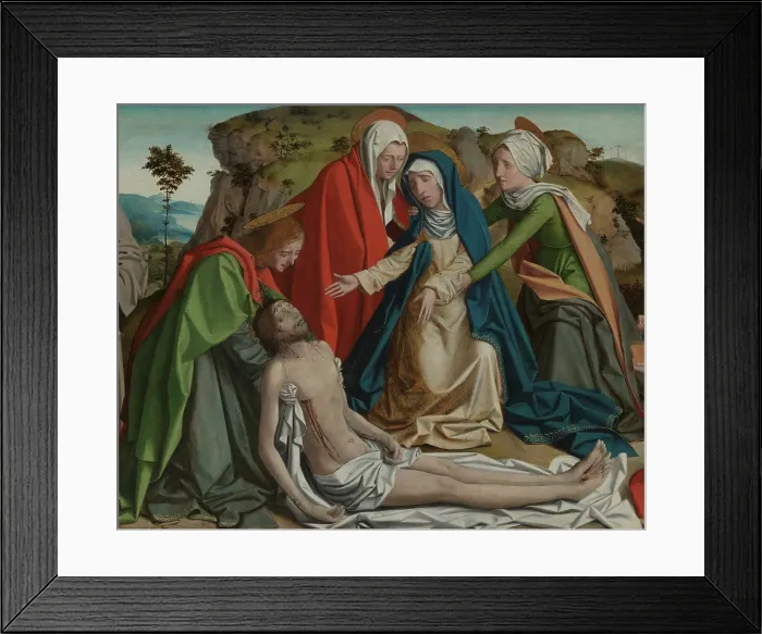 Framed Print : The Lamentation over the Dead Christ. Creator: Henri Changenet Framed Print : The Lamentation over the Dead Christ. Creator: Henri Changenet