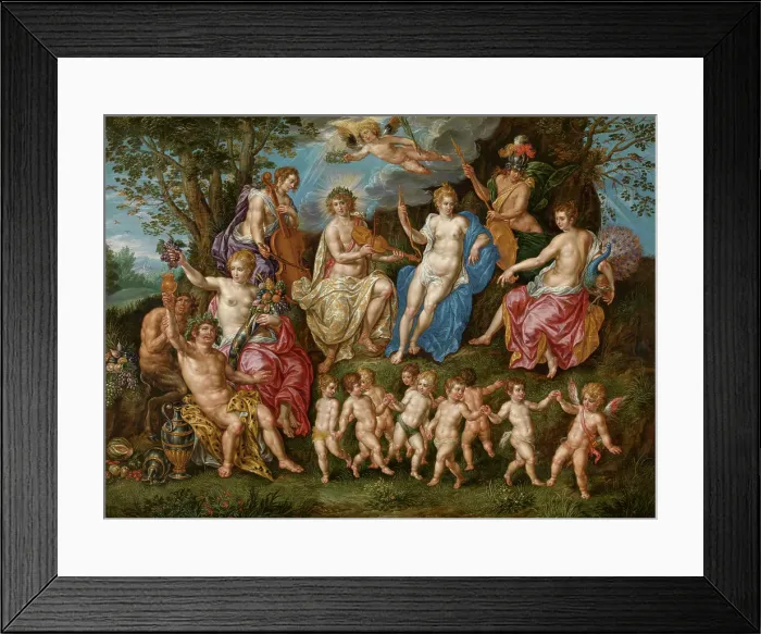 Framed Print : Parnassus. Creator: Hendrik de Clerck Framed Print : Parnassus. Creator: Hendrik de Clerck
