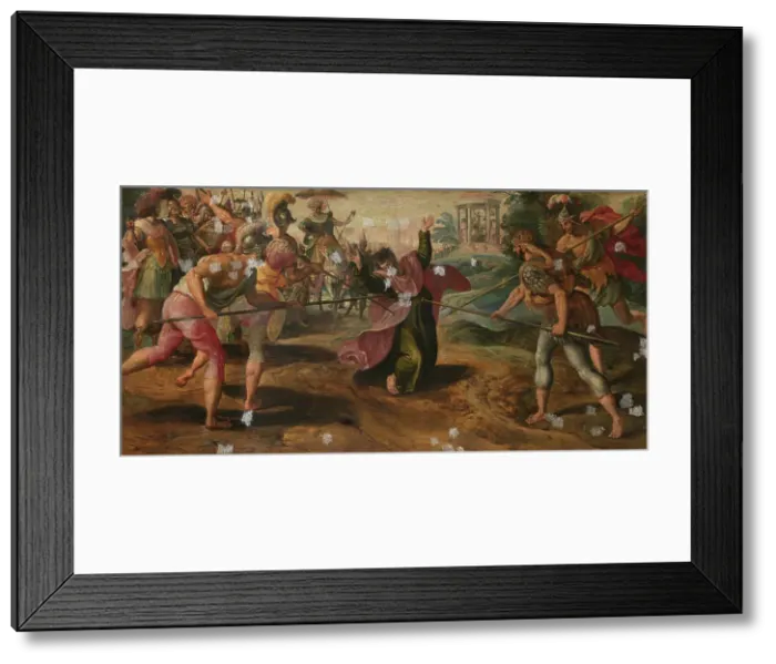 Framed Print : A Martyr. Creator: Hieronymus Francken II Framed Print : A Martyr. Creator: Hieronymus Francken II
